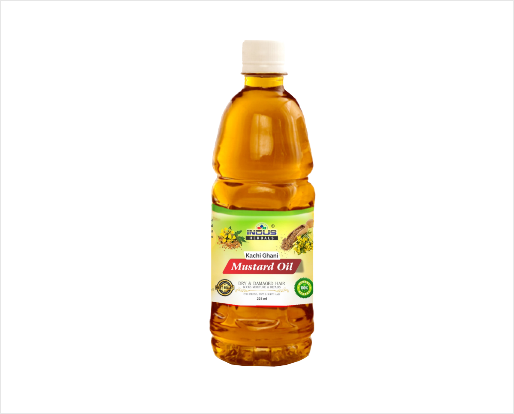 Mustard Oil Kachi Ghani Indus Herbals (Горчичное масло Качи Гхани Индус  Хербалс) 225мл – цена 399 руб., купить в интернет магазине, доставка  Москва, Россия