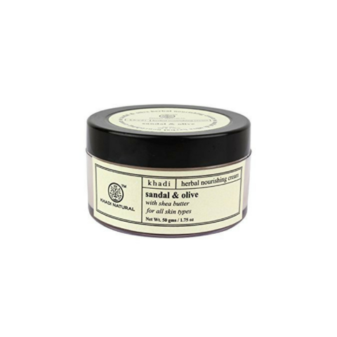    Sandal & Olive Face Nourishing Cream with shea butter Khadi (,     ) 50