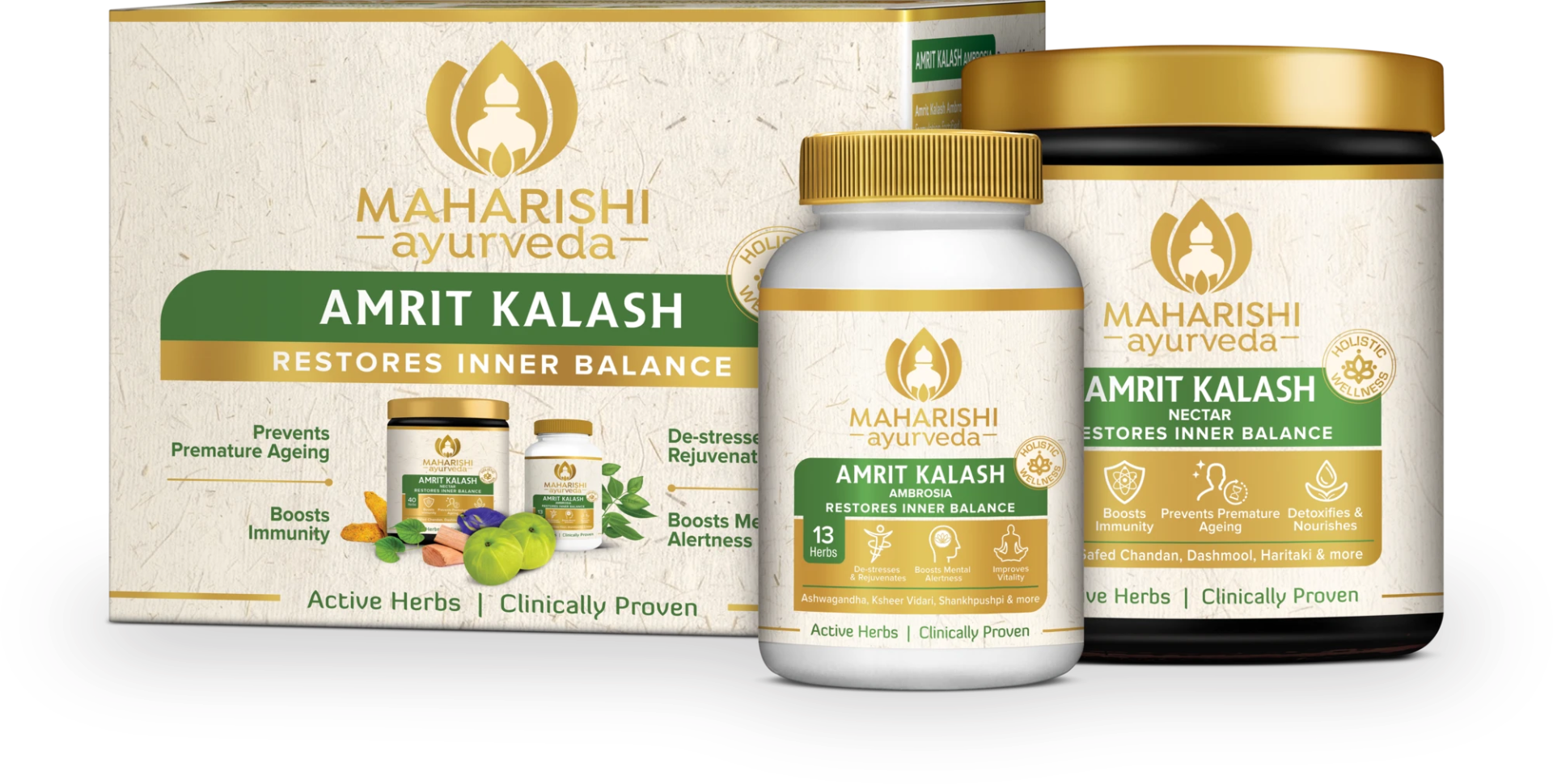  +  Amrit Kalash Maharishi Ayurveda (   ) 600