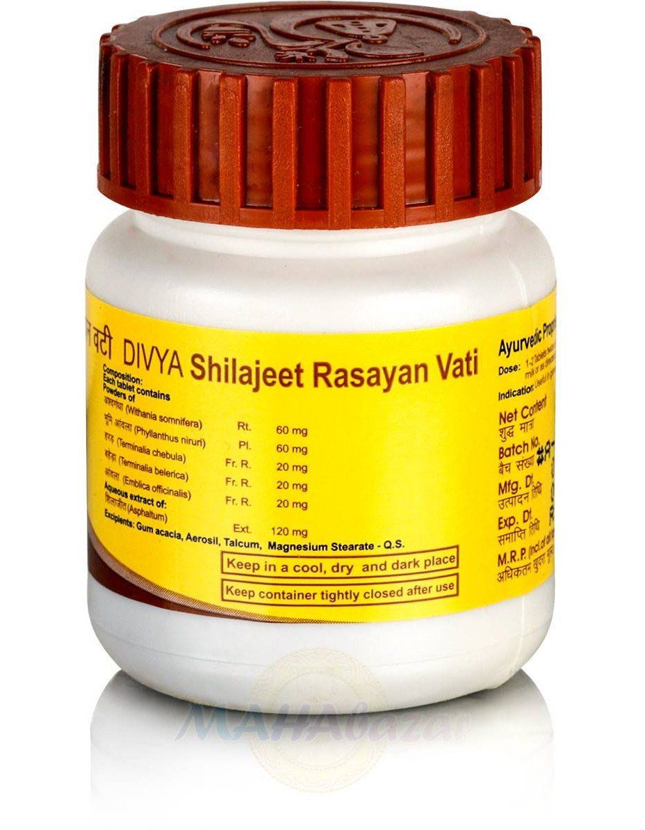 Divya Shilajeet Rasayan Vati Patanjali (    ) (60 )