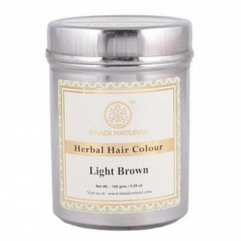    - Herbal hair colour light brown Khadi () 150