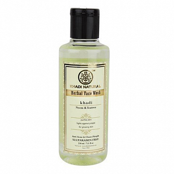        Neem & Teatree herbal face wash SLS Khadi () 210