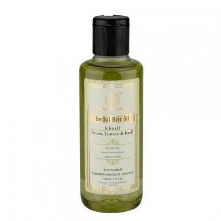      Herbal Hair Oil Neem, Teatree & Basil Khadi (,     ) 210