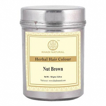      Herbal hair colour nutbrown/natural hazel Khadi () 150