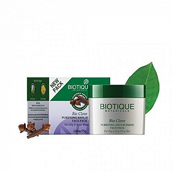 Bio Clove Purifying Anti-Blemish Face Pack Biotique (         ) 75